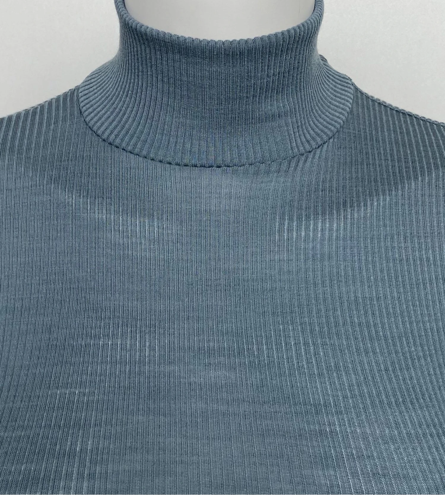 Pull Laine & Soie Femme Bleu Sucre 4 Pull Laine & Soie Femme Bleu Sucre – Image 2