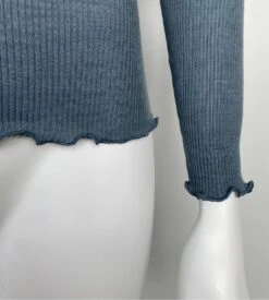 Pull Laine & Soie Femme Bleu Sucre 8 Pull Laine & Soie Femme Bleu Sucre -Lingerie Sipp pull col roule laine et soie sucre 2