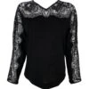 Oscalito Top Noir Laine & Soie – Pull Côte Plate avec Dentelle Raffinée 2 Oscalito Top Noir Laine & Soie – Pull Côte Plate avec Dentelle Raffinée -Lingerie Sipp pull cote plate dentelle 020 noir