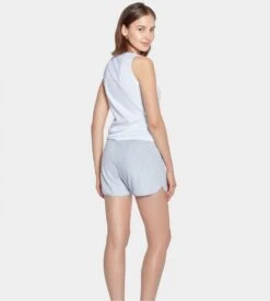 Eden Park Pyjama Court Blanc - Logo Nœud Papillon Brodé - Ensemble Coton Femme 9 Eden Park Pyjama Court Blanc - Logo Nœud Papillon Brodé - Ensemble Coton Femme -Lingerie Sipp pyj court sm wt001 blanc 3