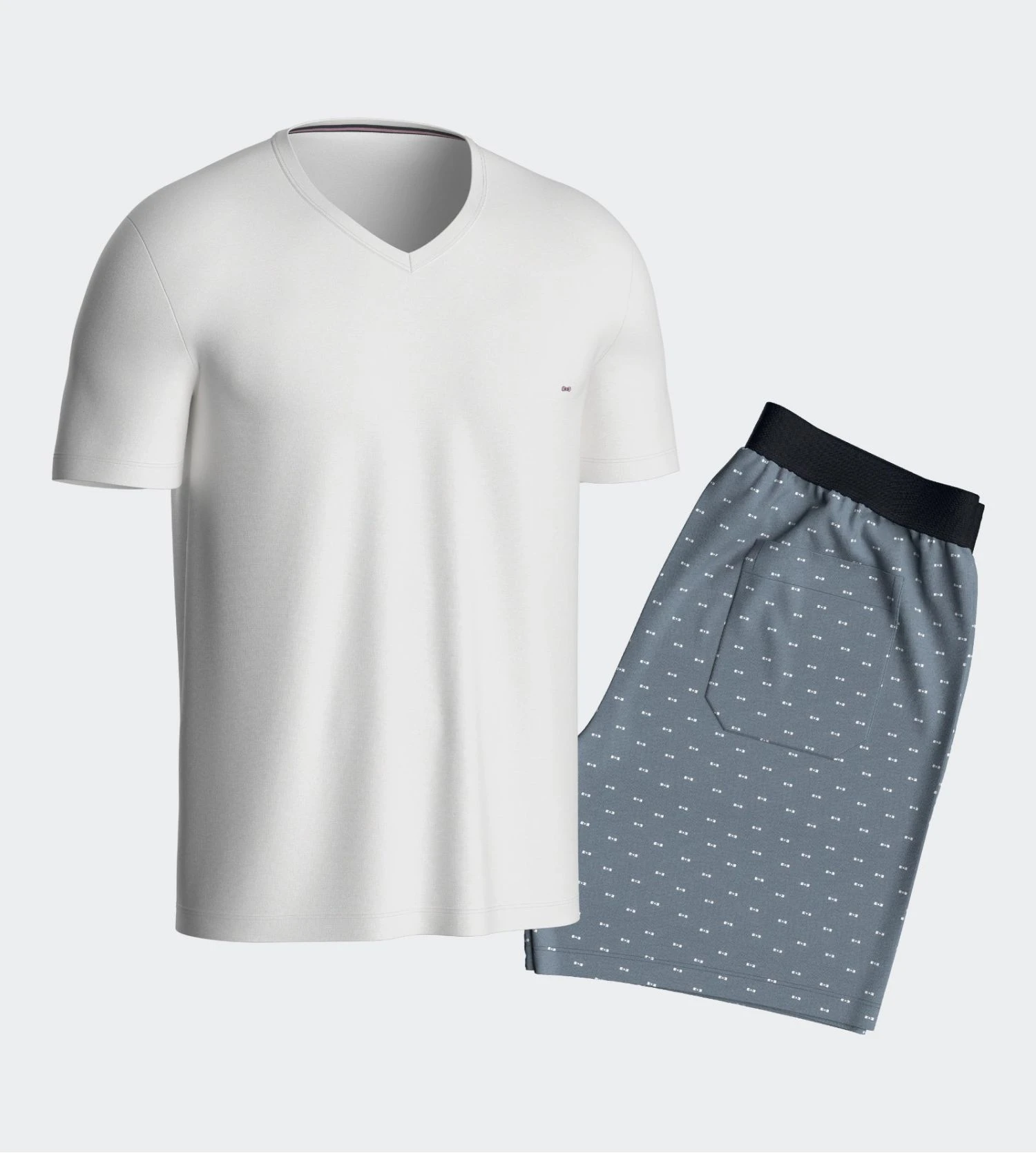 Eden Park Pyjama Court Homme Tempest 4 Eden Park Pyjama Court Homme Tempest – Image 2