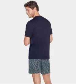 Eden Park Pyjama Court Pour Homme Pelouse Marine 8 Eden Park Pyjama Court Pour Homme Pelouse Marine -Lingerie Sipp pyj court v mc gn033 pelouse marine 2