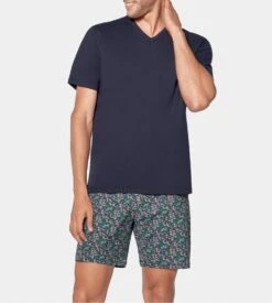 Eden Park Pyjama Court Pour Homme Pelouse Marine