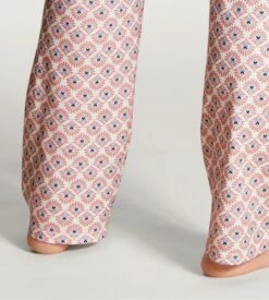 Calida Pyjama Femme Boutonné Lovely Nights Rose Bud -Lingerie Sipp pyj d boutonne 251 rose bud rose 4