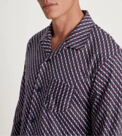 Calida Pyjama Long Boutonné Homme Relax Imprint Mars Red 10 Calida Pyjama Long Boutonné Homme Relax Imprint Mars Red -Lingerie Sipp pyj h entboutonne long mars red 2