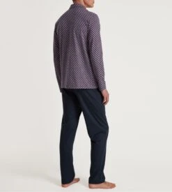 Calida Pyjama Long Boutonné Homme Relax Imprint Mars Red 12 Calida Pyjama Long Boutonné Homme Relax Imprint Mars Red -Lingerie Sipp pyj h entboutonne long mars red 4