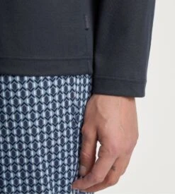 Calida Pyjama Long Homme Relax Streamline Dark Sapphire – Coton Interlock Premium -Lingerie Sipp pyj h u long droit dark sapphire bleu 2