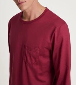 Calida Pyjama Homme Long Relax Imprint Mars Red -Lingerie Sipp pyj h u long droit mars red 4