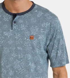 Pyjama Court Pour Homme Gris