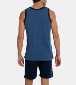 Pyjama Court Pour Homme Bleu -Lingerie Sipp pyj homme court sm u t04 bleu bleu 2