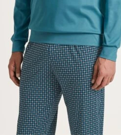 Calida Pyjama Long à Bords Resserrés RELAX STREAMLINE Storm Blue 12 Calida Pyjama Long à Bords Resserrés RELAX STREAMLINE Storm Blue -Lingerie Sipp pyj u long ressere 528 storm blue 2