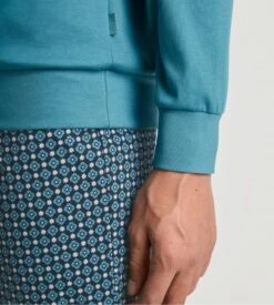 Calida Pyjama Long à Bords Resserrés RELAX STREAMLINE Storm Blue 16 Calida Pyjama Long à Bords Resserrés RELAX STREAMLINE Storm Blue -Lingerie Sipp pyj u long ressere 528 storm blue 6