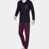 Eden Park Pyjama Long Pour Homme Bordeaux 2 Eden Park Pyjama Long Pour Homme Bordeaux -Lingerie Sipp pyj v ml bdj95 bordeaux rouge