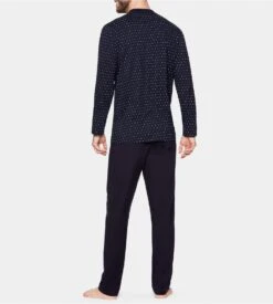 Eden Park Pyjama En Coton Pour Homme Marine -Lingerie Sipp pyj v ml nb039 marine bleu 3