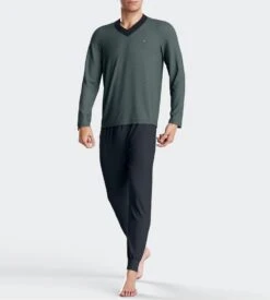 Eden Park Pyjama Thermo Resserré Manches Longues Verdon 11 Eden Park Pyjama Thermo Resserré Manches Longues Verdon -Lingerie Sipp pyj v ml ressere thermo gn003 verdon 3