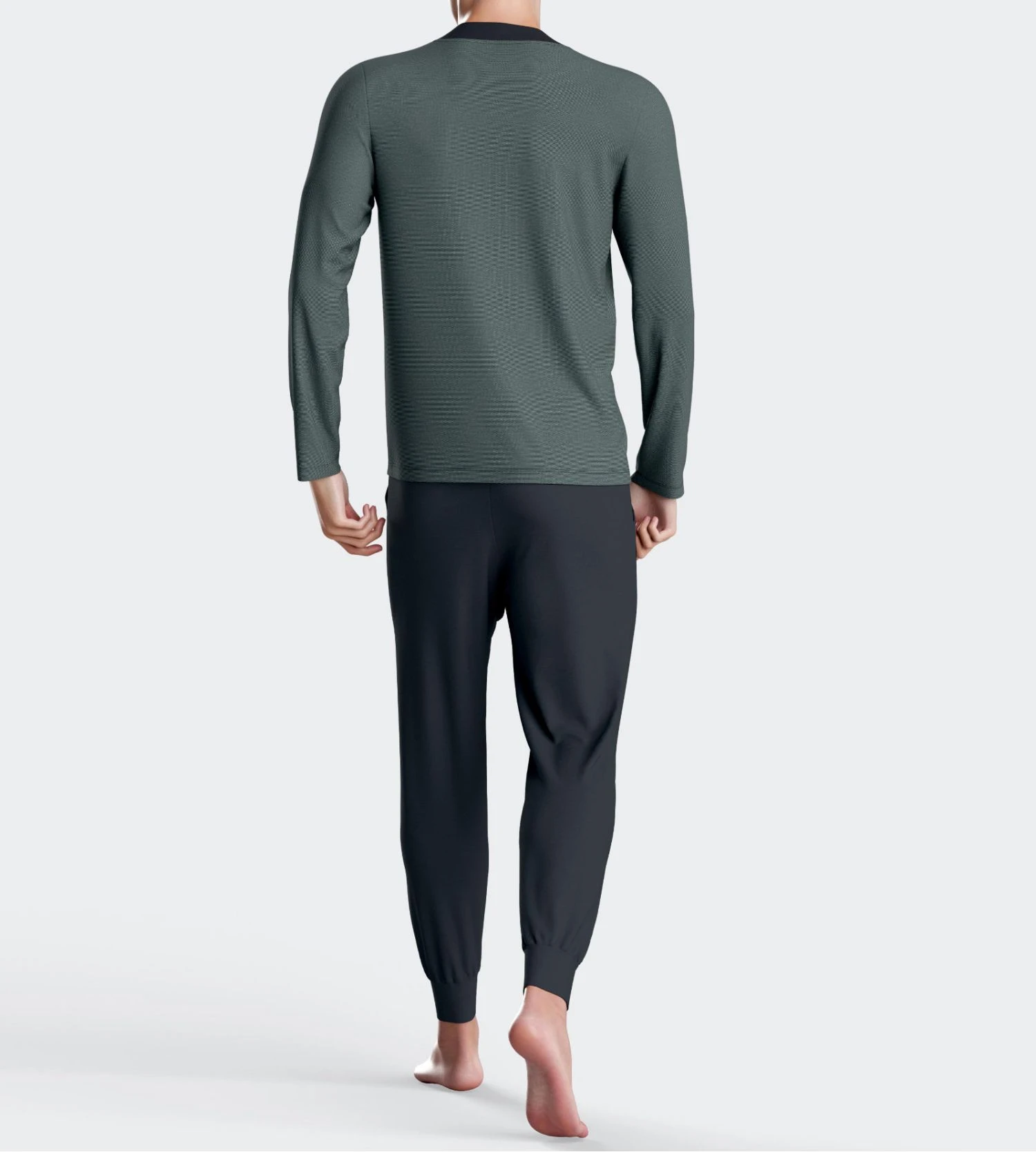 Eden Park Pyjama Thermo Resserré Manches Longues Verdon 7 Eden Park Pyjama Thermo Resserré Manches Longues Verdon – Image 5