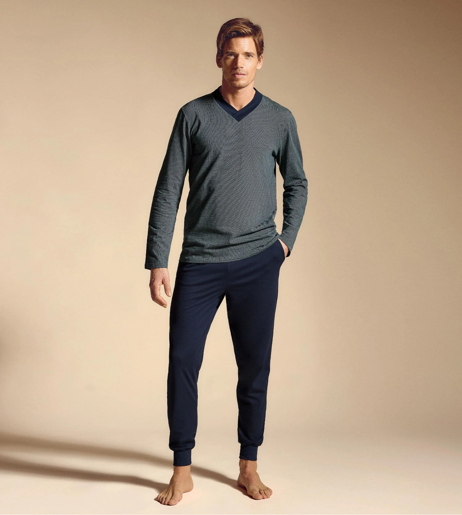 Eden Park Pyjama Thermo Resserré Manches Longues Verdon 3 Eden Park Pyjama Thermo Resserré Manches Longues Verdon