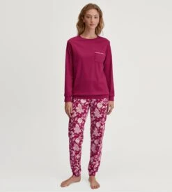 Calida Pyjama Bords élastiques Imprimé Fleuri Sweet Dreams Dahlia Pink