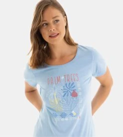 Pyjama Corsaire Manches Courtes Bleu 8 Pyjama Corsaire Manches Courtes Bleu -Lingerie Sipp pyjama corsaire bleu ciel 2