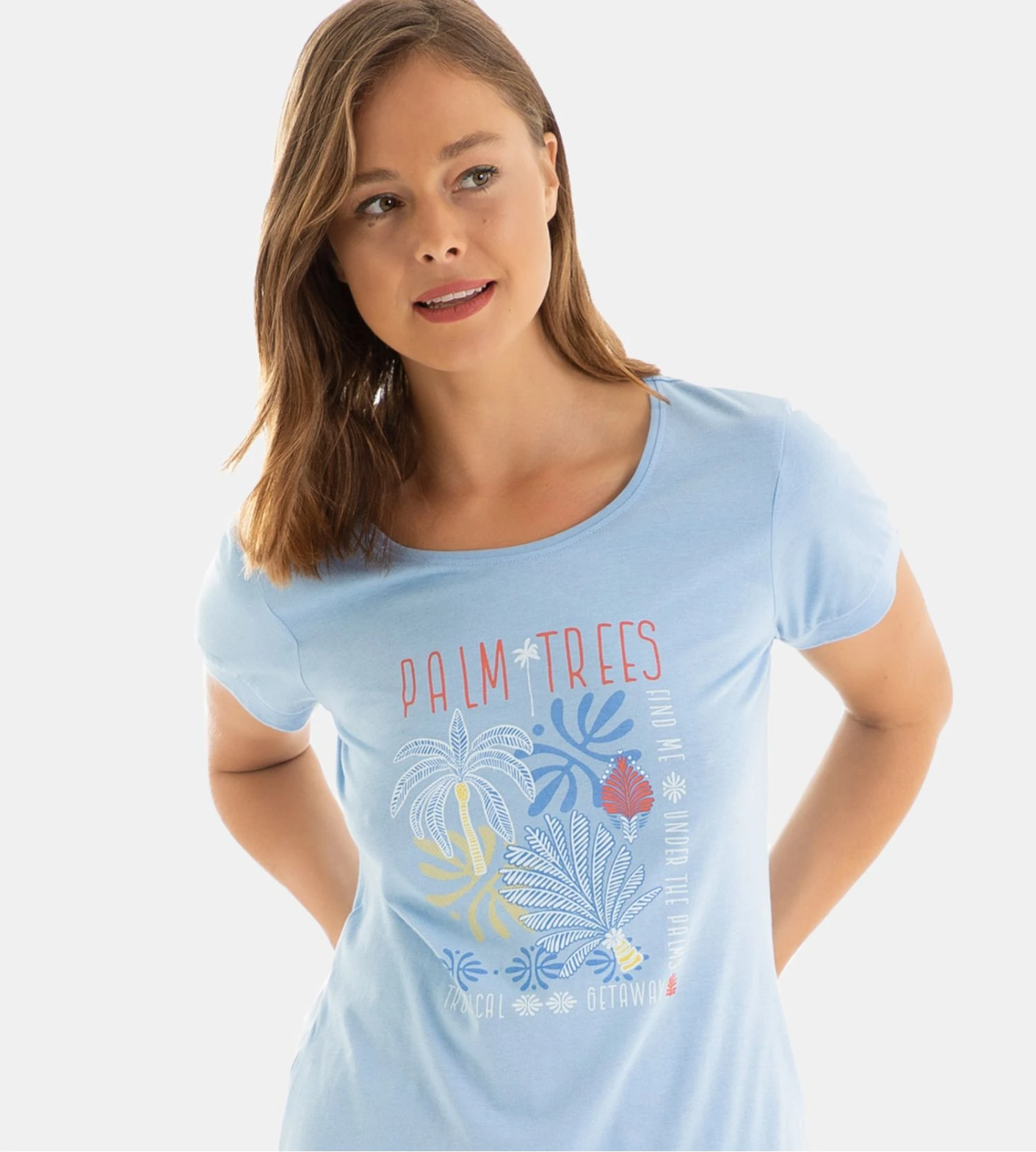 Pyjama Corsaire Manches Courtes Bleu 5 Pyjama Corsaire Manches Courtes Bleu – Image 3