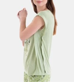Pyjama Court Femme Massana Vert Pistache 13 Pyjama Court Femme Massana Vert Pistache -Lingerie Sipp pyjama court femme vert pistache 5
