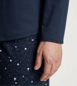 Calida Pyjama Femme En Coton Bleu Imprimé étoiles Sweet Dreams Peacoat Blue 9 Calida Pyjama Femme En Coton Bleu Imprimé étoiles Sweet Dreams Peacoat Blue -Lingerie Sipp pyjama femme bleu etoiles peacoat blue 2