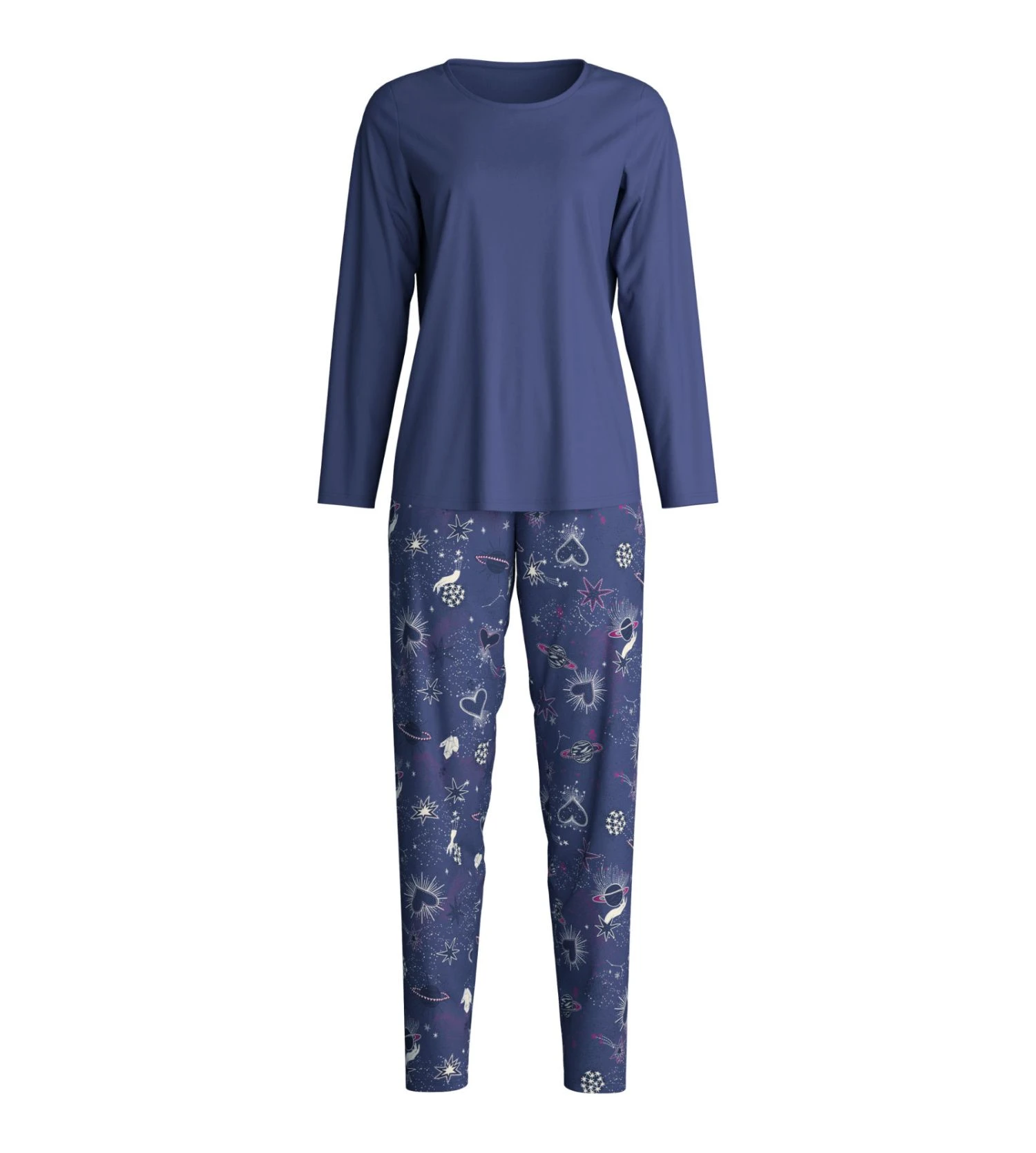 Calida Ensemble De Pyjama Imprimé Univers Femme Mystic Nights Cobalt Blue 4 Calida Ensemble De Pyjama Imprimé Univers Femme Mystic Nights Cobalt Blue – Image 2