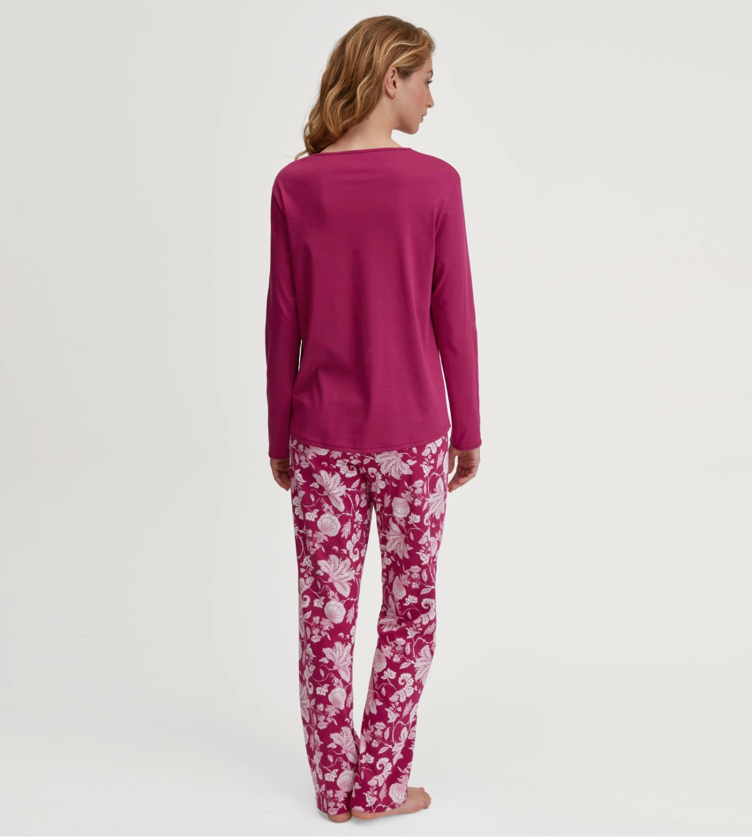 Calida Pyjama Femme En Coton Rose Imprimé Fleuri Sweet Dreams Dahlia Pink 7 Calida Pyjama Femme En Coton Rose Imprimé Fleuri Sweet Dreams Dahlia Pink – Image 5