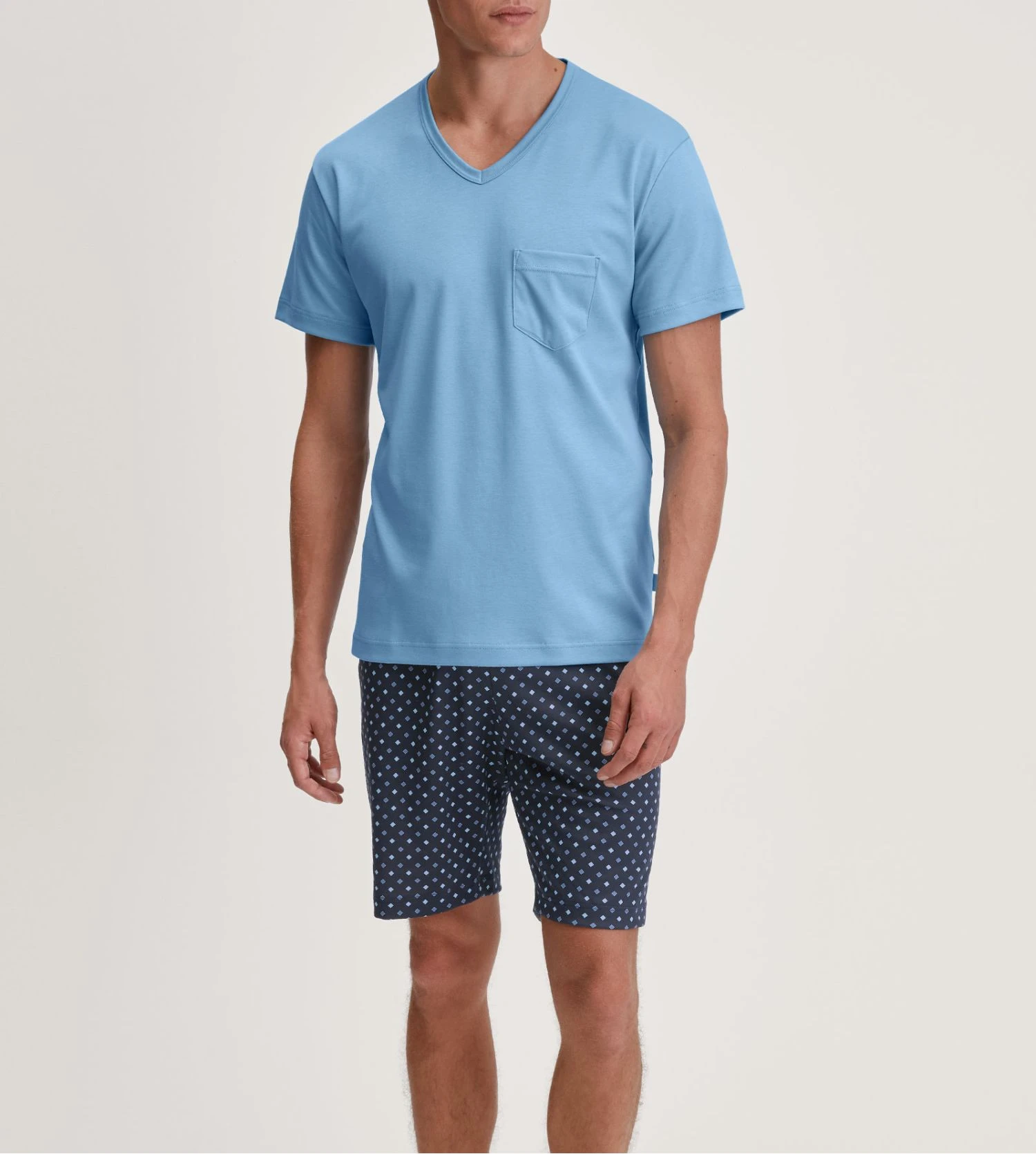 Calida Pyjama Col V En Coton Doux Pour Homme Relax Streamline Glacier Lake 3 Calida Pyjama Col V En Coton Doux Pour Homme Relax Streamline Glacier Lake