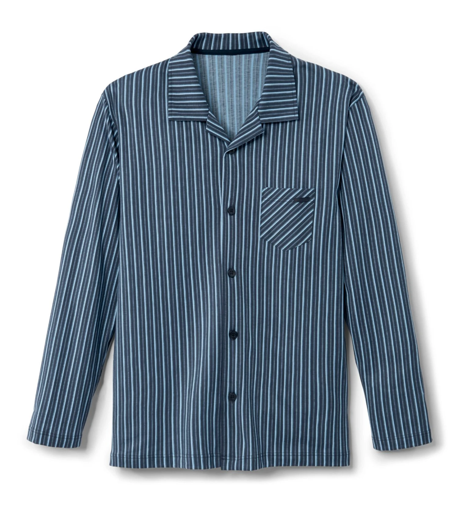 Calida Pyjama Homme élégant Relax Imprint Dark Sapphire 4 Calida Pyjama Homme élégant Relax Imprint Dark Sapphire – Image 2