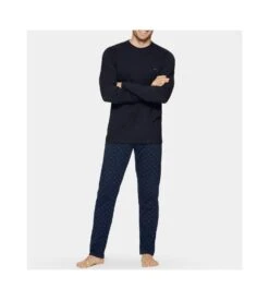 Eden Park Pyjama Homme En Coton Imprimé Orage