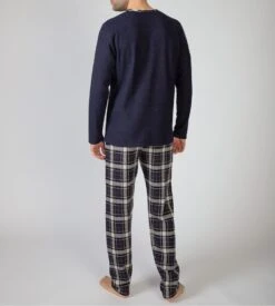 Pyjama Polaire Bleu Marine Pantalon à Carreaux Et Imprimé Voiture 9 Pyjama Polaire Bleu Marine Pantalon à Carreaux Et Imprimé Voiture -Lingerie Sipp pyjama homme polaire bleu marine 3