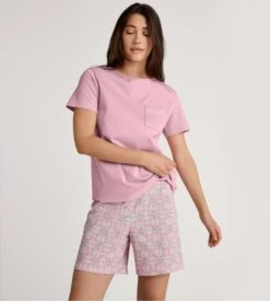 Calida Pyjama Court Femme Sweet Dreams Cherry Blossom -Lingerie Sipp pyjama short femme sweet dreams cherry blossom 5