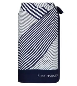 Paréo Lise Charmel Rayure en Ligne – Rayure Croisière en Voile de Viscose -Lingerie Sipp rayure en ligne pareo 1548 rayure croisire 1