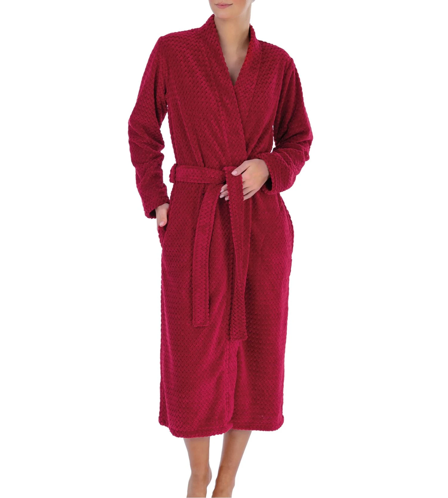 Kimono En Pilou Femme Bordeaux 3 Kimono En Pilou Femme Bordeaux