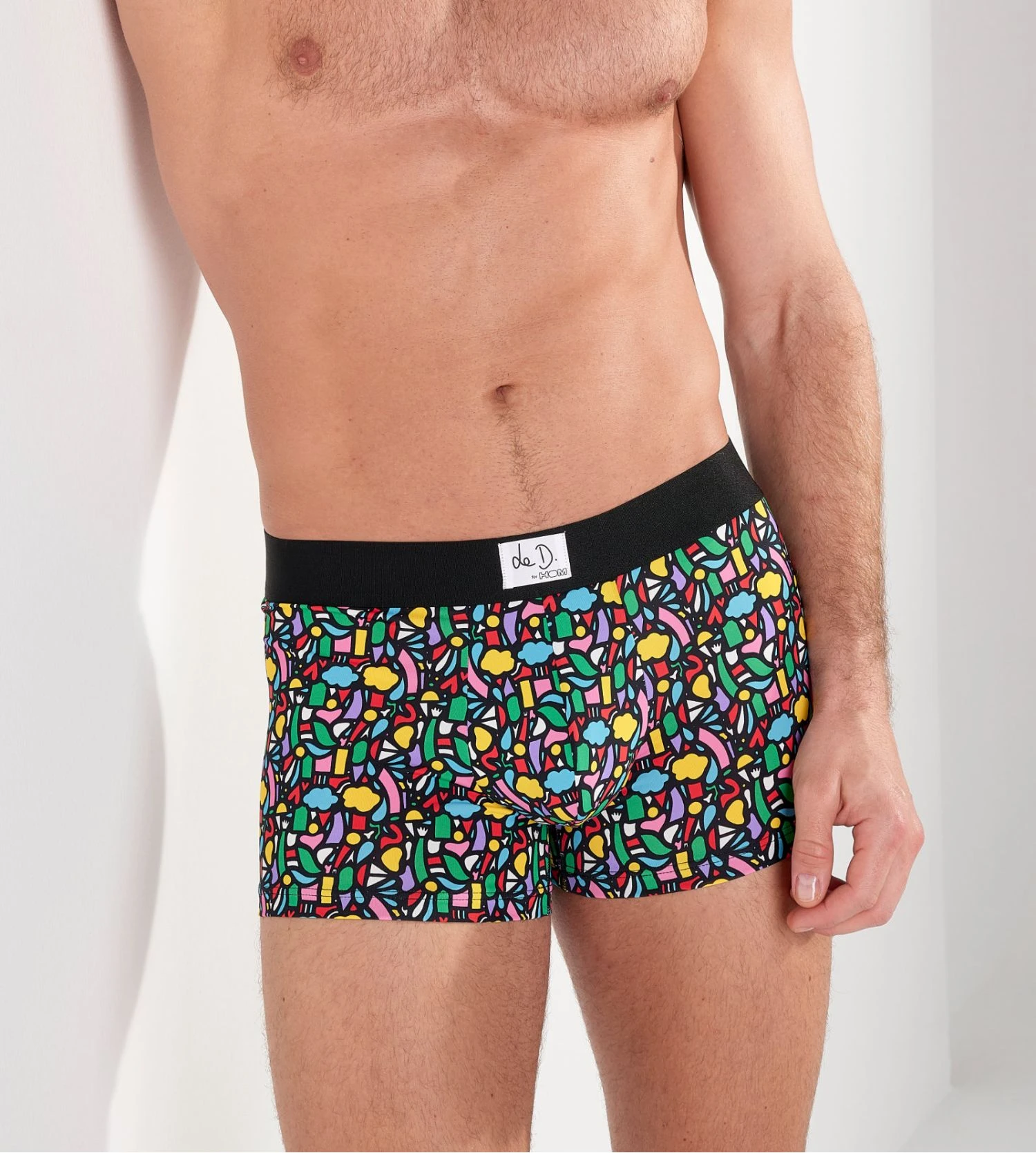 HOM Boxer Homme Rêveries Multicolore – Édition Limitée Artiste Le D. en Modal et Coton 3 HOM Boxer Homme Rêveries Multicolore – Édition Limitée Artiste Le D. en Modal et Coton