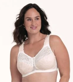 ANITA Soutien Gorge Sans Armatures Blanc Crystal Bobette -Lingerie Sipp rf bobette soutien gorge sans armature blanc 5