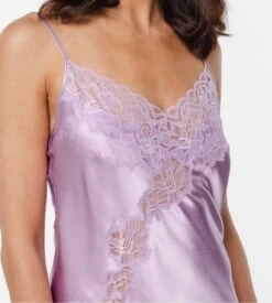 Nuisette En Satin Et Dentelle Rio Lila -Lingerie Sipp rio nuis bf satin dent lilac 355 3