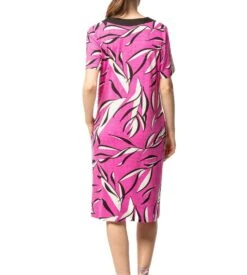 Egatex Liquette Violette à Imprimé Végétal – Robe de Nuit Manches Courtes avec Col Contrasté 7 Egatex Liquette Violette à Imprimé Végétal – Robe de Nuit Manches Courtes avec Col Contrasté -Lingerie Sipp robe a pinces egatex violet 1