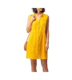 Robe Chemise Egatex Amarillo – Robe de Plage en Voile de Coton Brodée Sans Manches 8 Robe Chemise Egatex Amarillo – Robe de Plage en Voile de Coton Brodée Sans Manches -Lingerie Sipp robe chemise brodee sans manches 05 amarillo 1