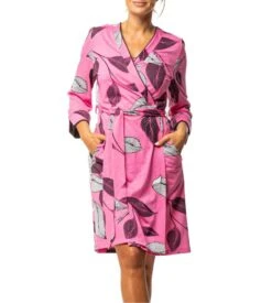 Robe De Chambre Légère Fuchsia