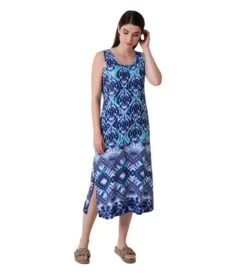 Robe Longue De Plage Bleu -Lingerie Sipp robe de plage longue sm t04 bleu bleu 1