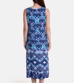 Robe Longue De Plage Bleu -Lingerie Sipp robe de plage longue sm t04 bleu bleu 3