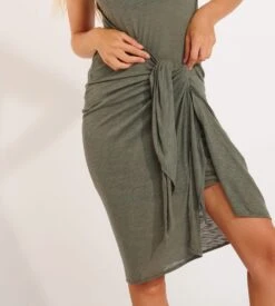 Banana Moon Robe Longue de Plage JULIANA CARAIVA Kaki – Robe Froncée en Jersey Doux 10 Banana Moon Robe Longue de Plage JULIANA CARAIVA Kaki – Robe Froncée en Jersey Doux -Lingerie Sipp robe froncee juliana caraiva kaki jec97 2