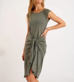 Banana Moon Robe Froncée JULIANA CARAIVA Kaki JEC97