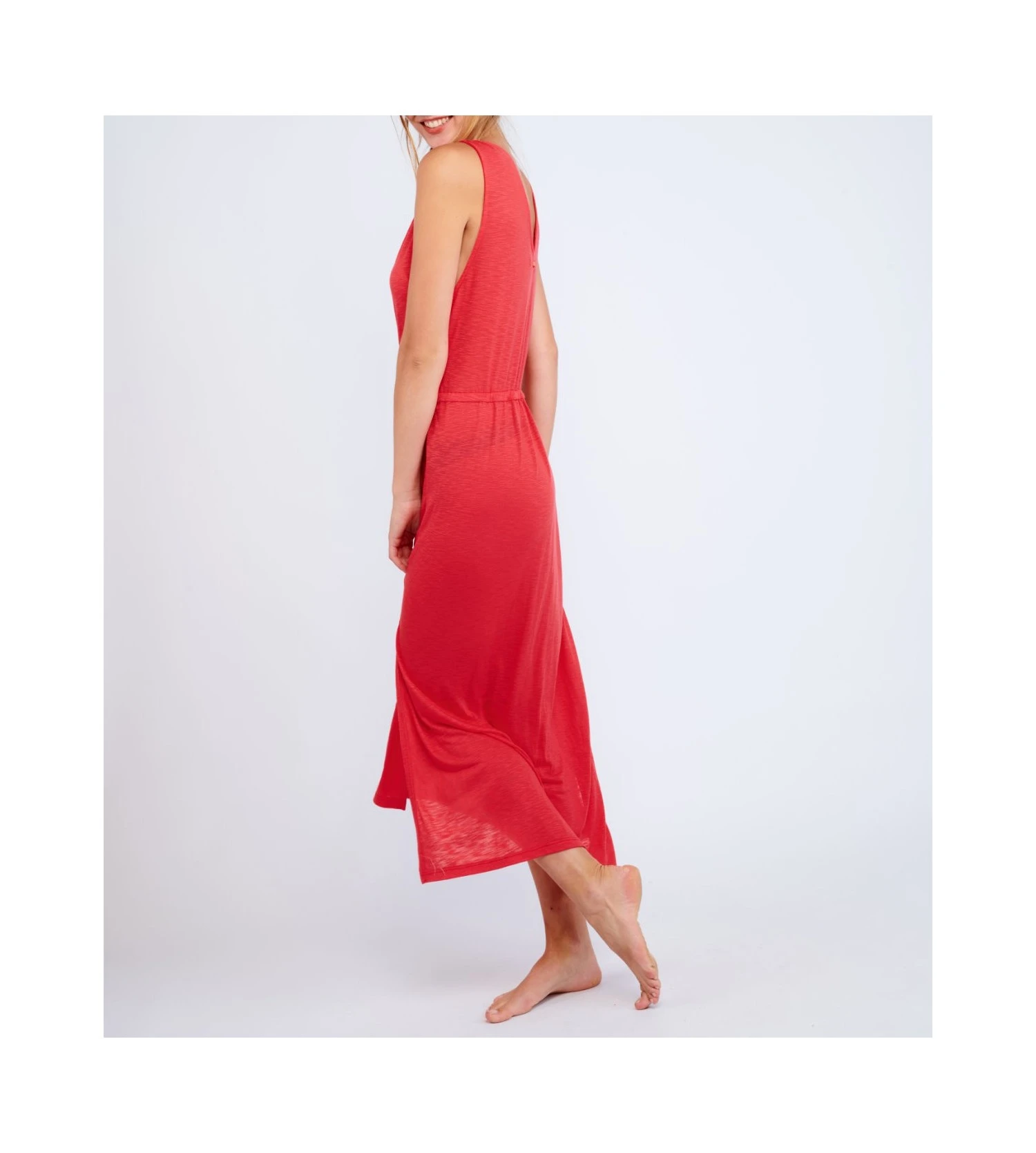 Banana Moon Robe Longue Erman Caraiva Rouge JEC19 5 Banana Moon Robe Longue Erman Caraiva Rouge JEC19 – Image 3