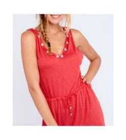 Banana Moon Robe Longue Erman Caraiva Rouge JEC19 15 Banana Moon Robe Longue Erman Caraiva Rouge JEC19 -Lingerie Sipp robe longue erman caraiva rouge jec19 4