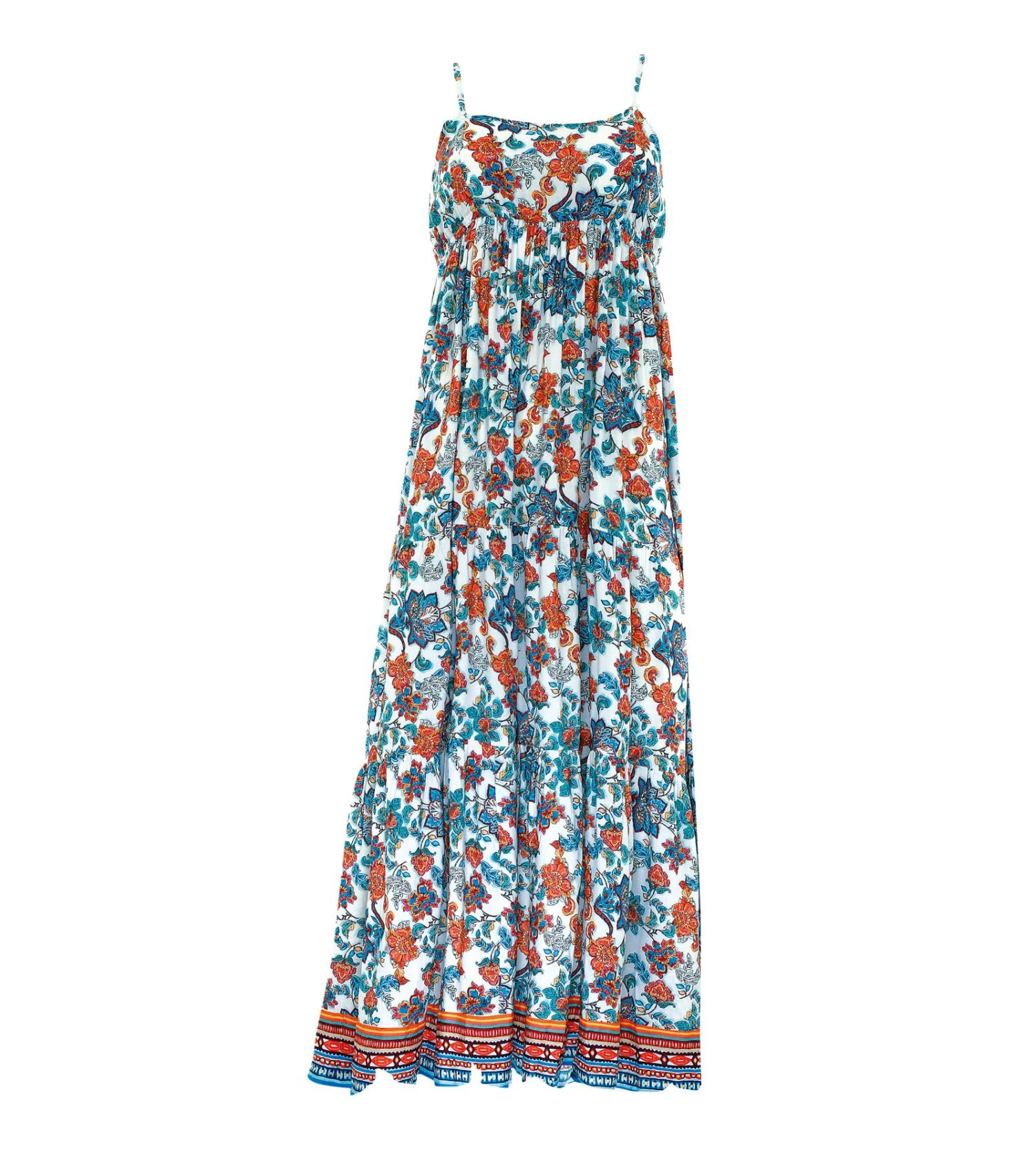 Olympia Robe Longue Imprimé Floral Multicolore 4 Olympia Robe Longue Imprimé Floral Multicolore – Image 2