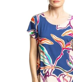 Robe à Manches Courtes Bleu -Lingerie Sipp robe manches courtes bleu 2