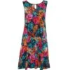 Sunflair Robe D'été Sans Manches Noir Imprimé Multicolore -Lingerie Sipp robe sans manches fleurie